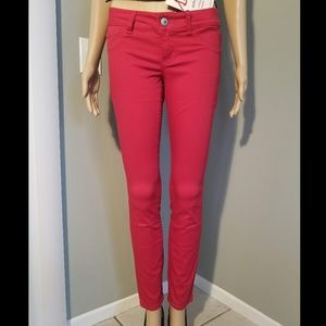L.E.I. Red Skinny Jeans Sz. 3 NWT       O.B.O.
